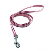 Nobleza nylonové vodítko s reflexným prešitím 1 x 120 cm ružové